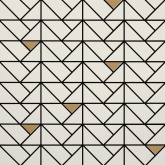 M3J8 Мозаика Eclettica Cream Mosaico Bronze 40x40